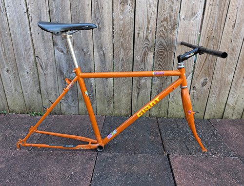 Giant boulder orange bicycle - boulder,